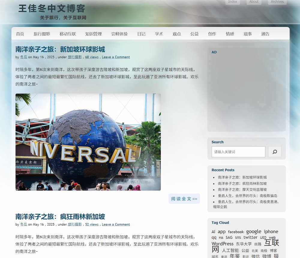 王佳冬中文博客