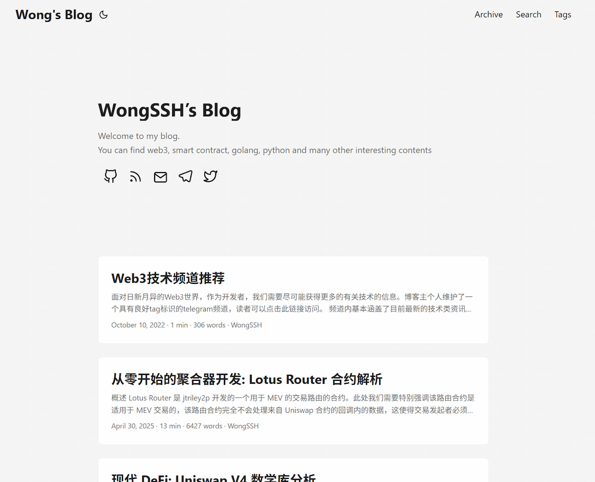 Wong’s Blog
