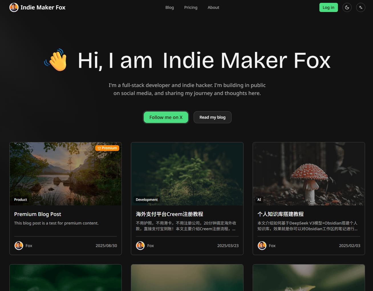 Indie Maker Fox